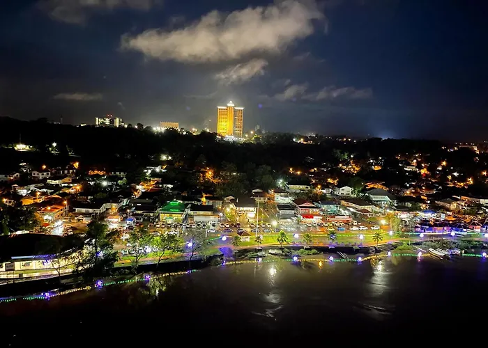 Kuching City Center Riverbank Suites With Marvelous River View